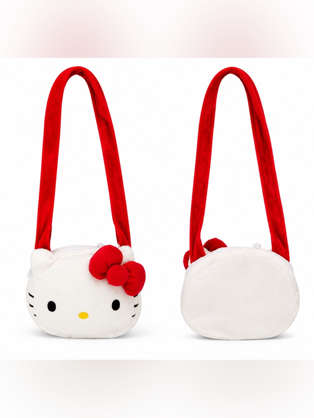 Hello Kitty Plush Crossbody Shoulder Bag-NWOT